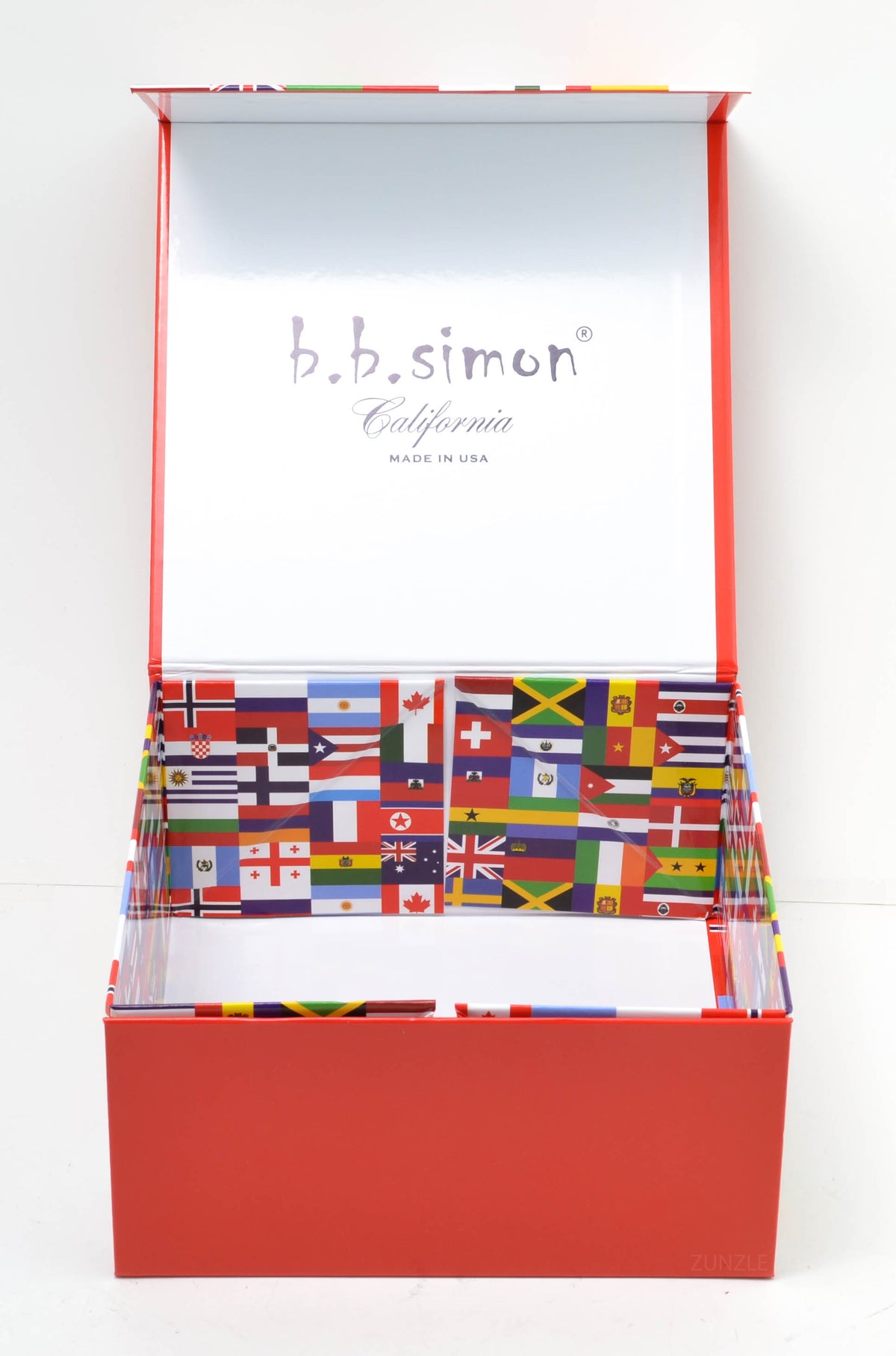 b.b. simon  red flag box belt storage