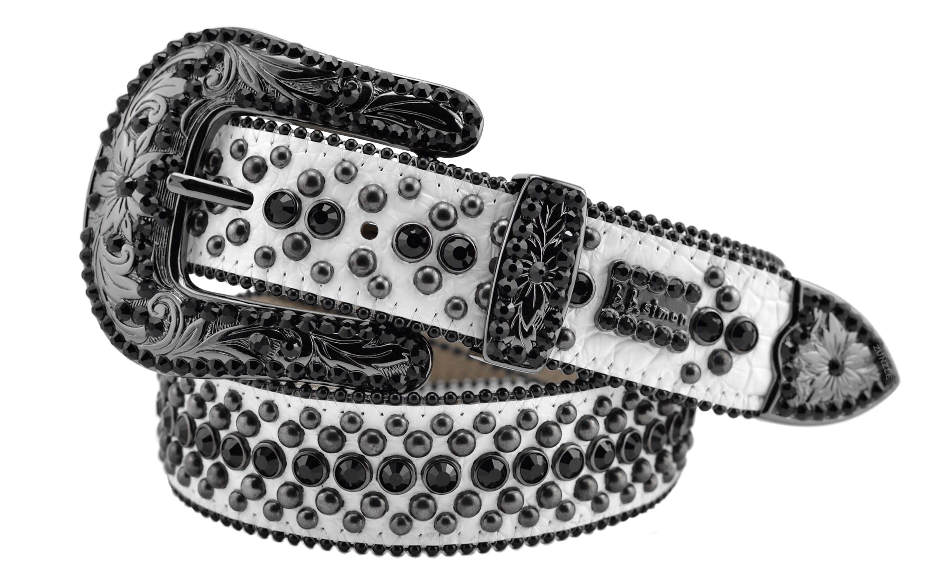 B.B. Simon Veronica Snake Eyes Dice Belt - Zunzle